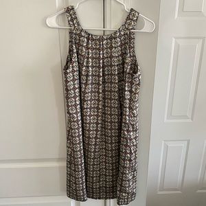 Silk Patterned Mini Dress